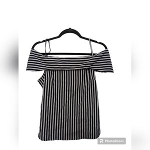 Nautical off the shoulder top